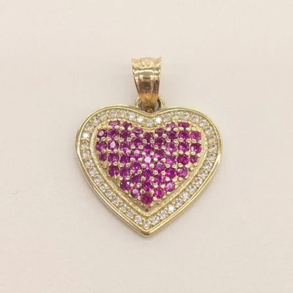 10kt Real Gold Heart Pendant